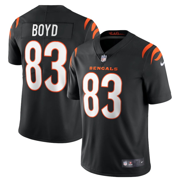 mens nike tyler boyd black cincinnati bengals vapor limited jersey